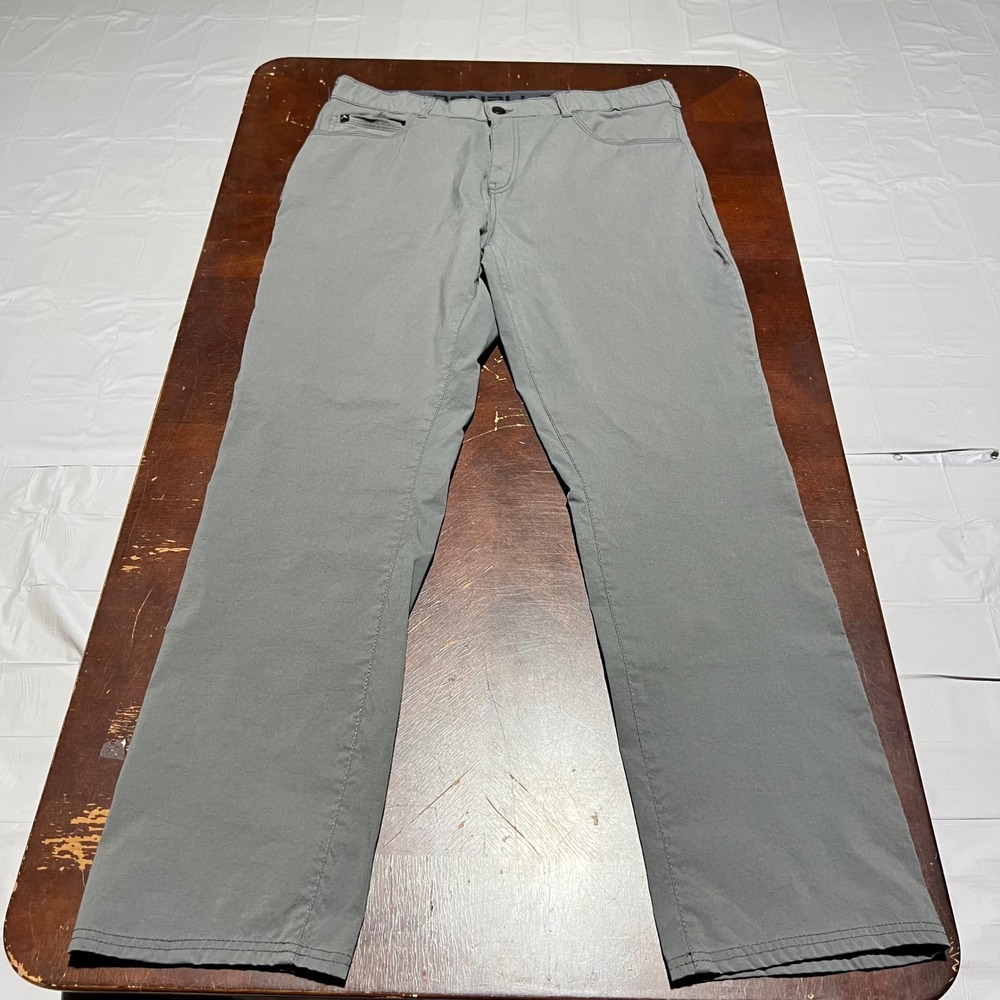 Denali Mens Tornado Gray Outdoor Performance Stretch Pants 36x32 D788146S - Picture 9 of 10